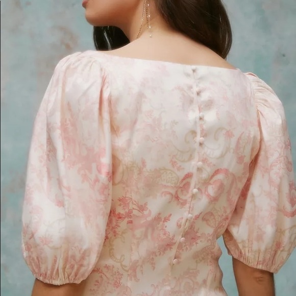 Laura Ashley UO Exclusive Mel Puff Sleeve Dress - Picture 3 of 10